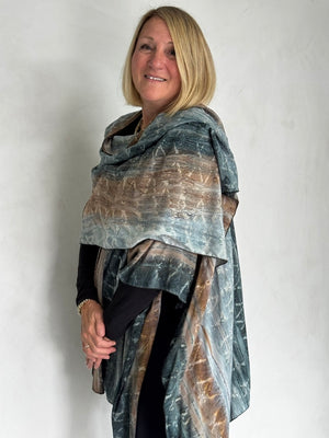 LINEN RUANA - RUL11125