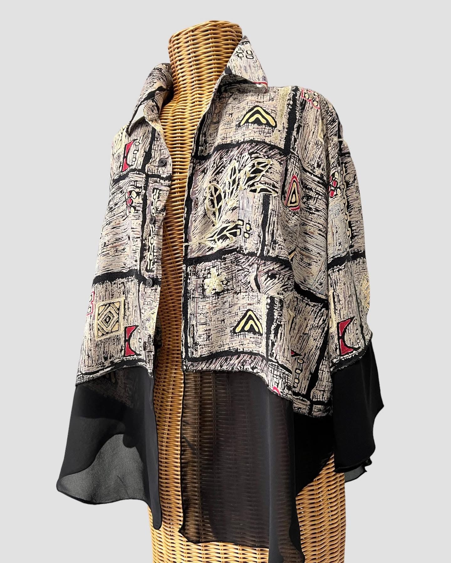 REIMAGINED MEN'S SHIRT RAYON AND POLYESTER - JARPO658