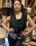 RECYCED AND VINTAGE COTTON VEST/JACKET- VEST622