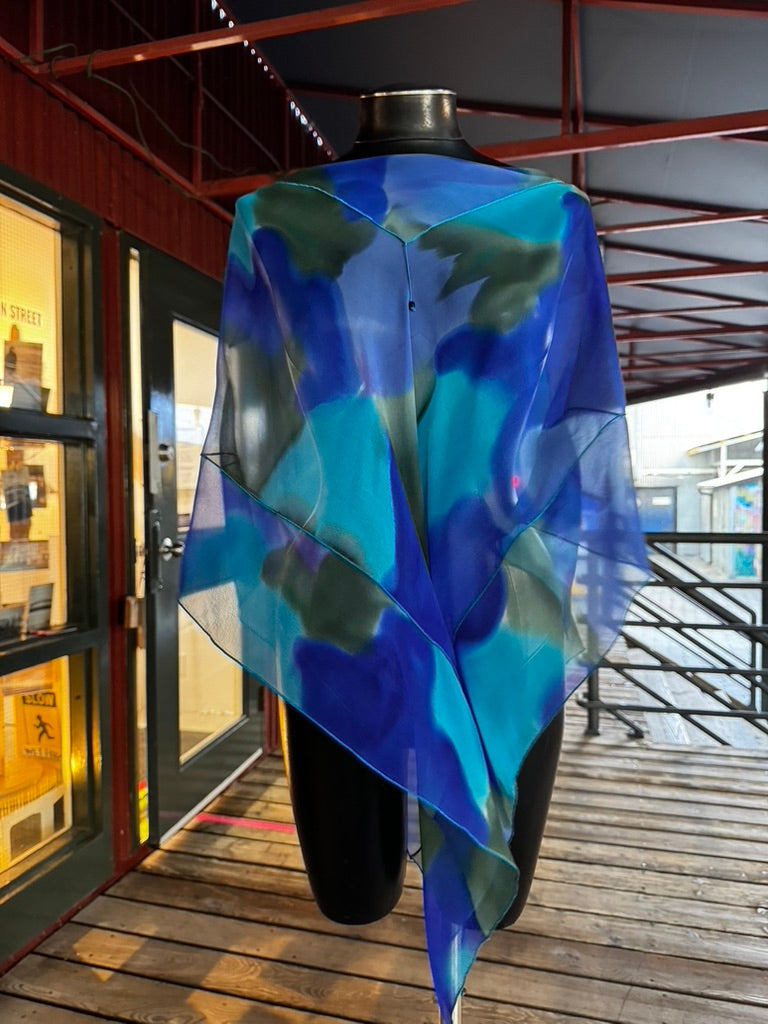 Silk Poncho - 16044