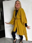 Cotton Jacket with belt/scart - JAC370