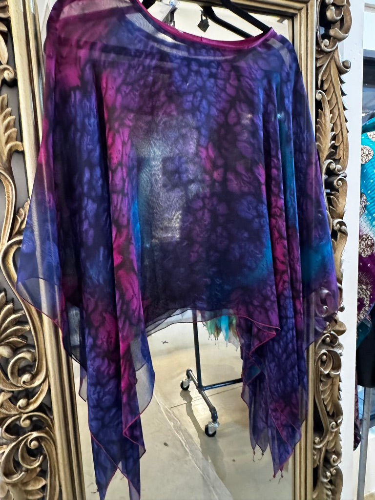 SILK PONCHO - PO611