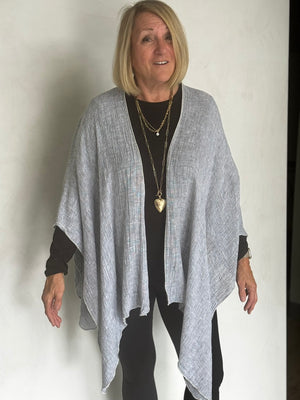 LINEN RUANA - RUR0008