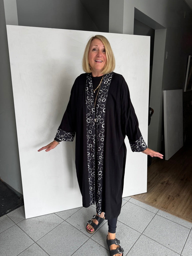 Long Linen/Viscose Jacket - JAVL956