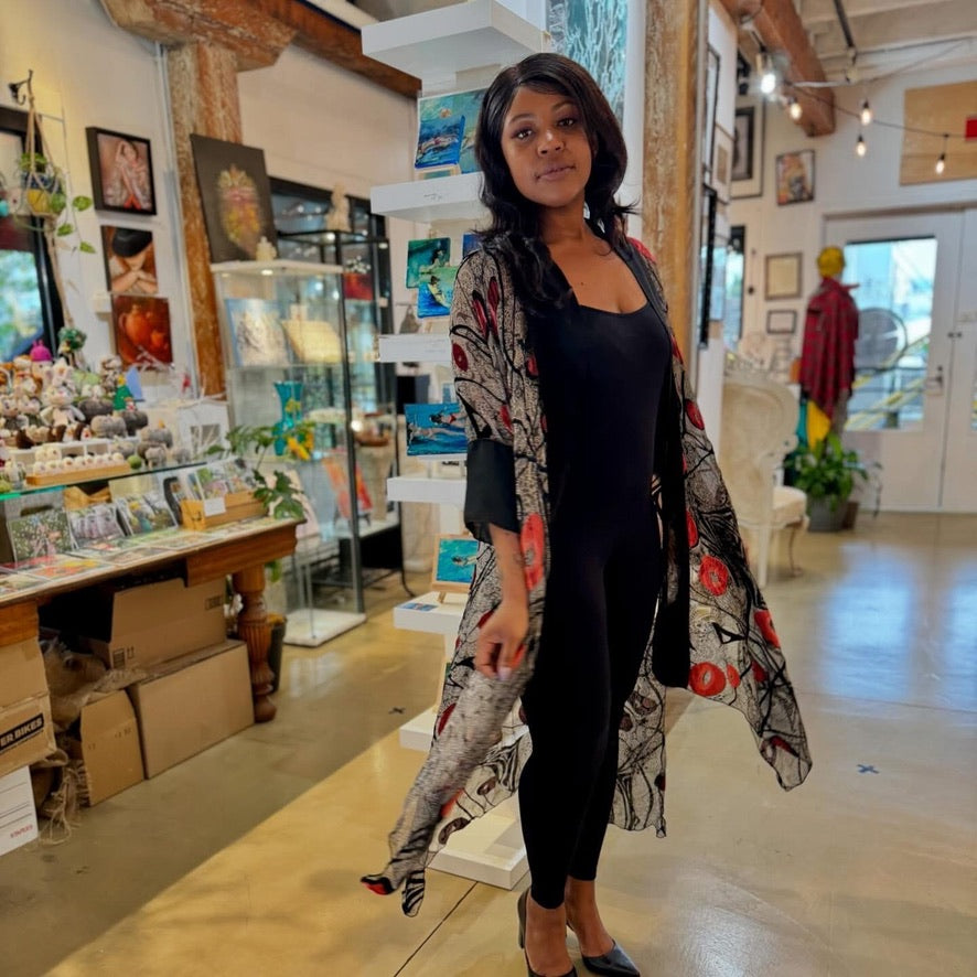 Silk Burnout Jacket - jas12