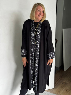 Long Linen/Viscose Jacket - JAVL956