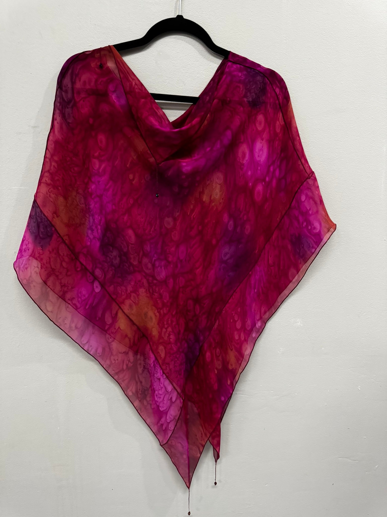 EXCLUSIVE SALE - $100 OFF if you buy 2 or more until Wednesday, Oct 29 - silk poncho - 16444e