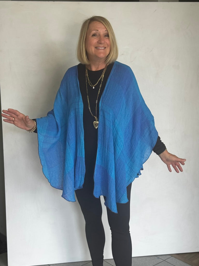 LINEN RUANA - JAL00012