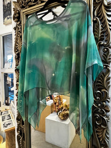 Silk Poncho - PO610