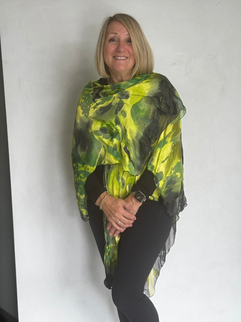 SILK RUANA - TRS722