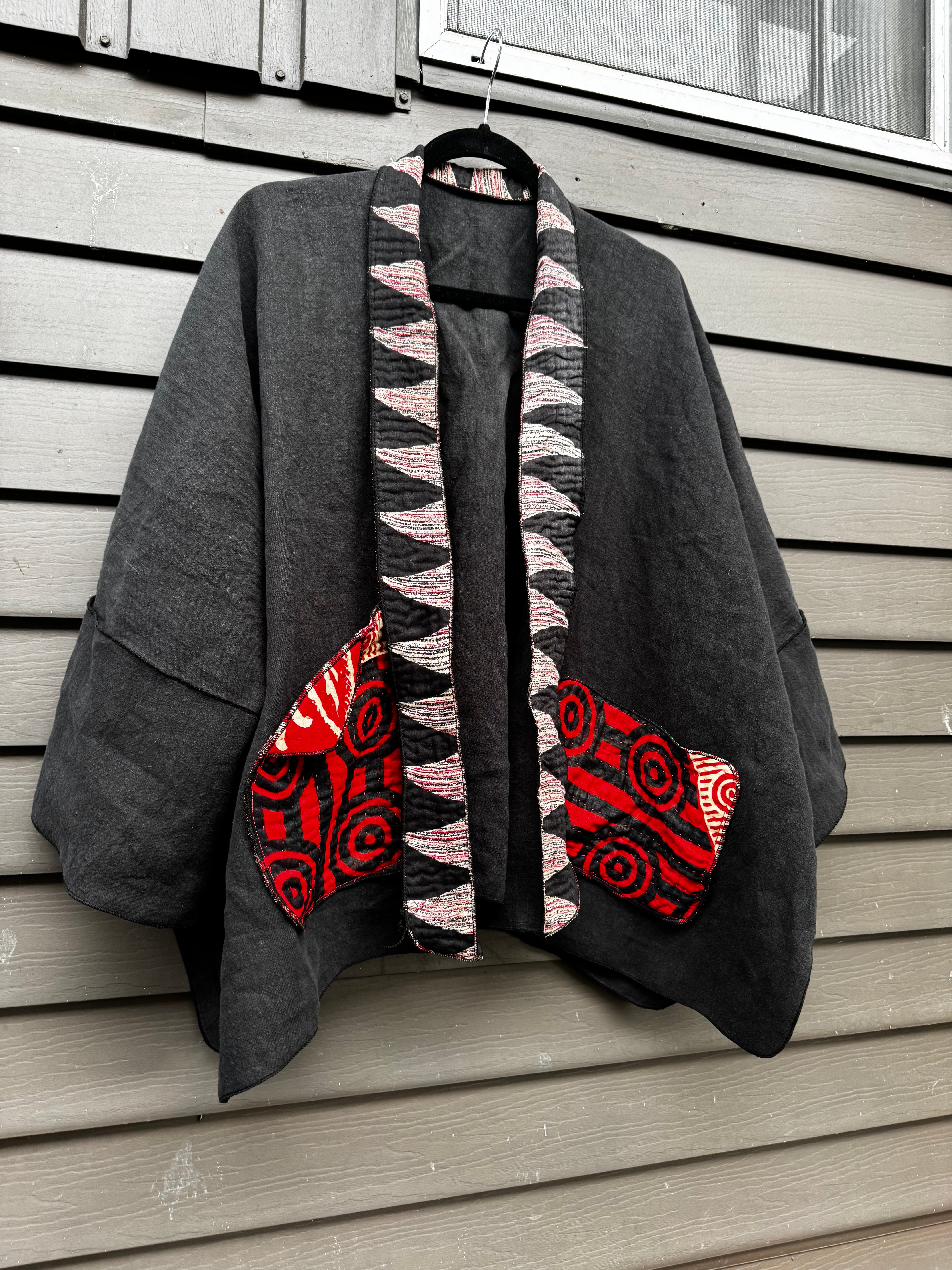 Linen Jacket with Vintage Cotton- JALVC7854