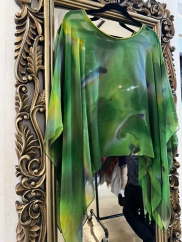 Silk Poncho - PO601