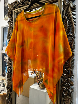Silk Poncho - PO603