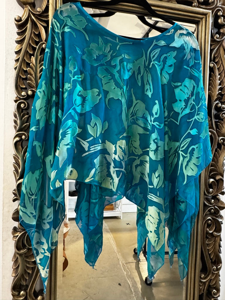 SILK PONCHO - FITS EVERY BODY - POS924