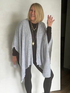 LINEN RUANA - RUR0008