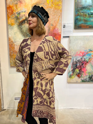 Sold out Vintage Cotton Kantha Jacket - JAVC230