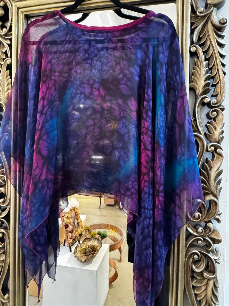 SILK PONCHO - PO611