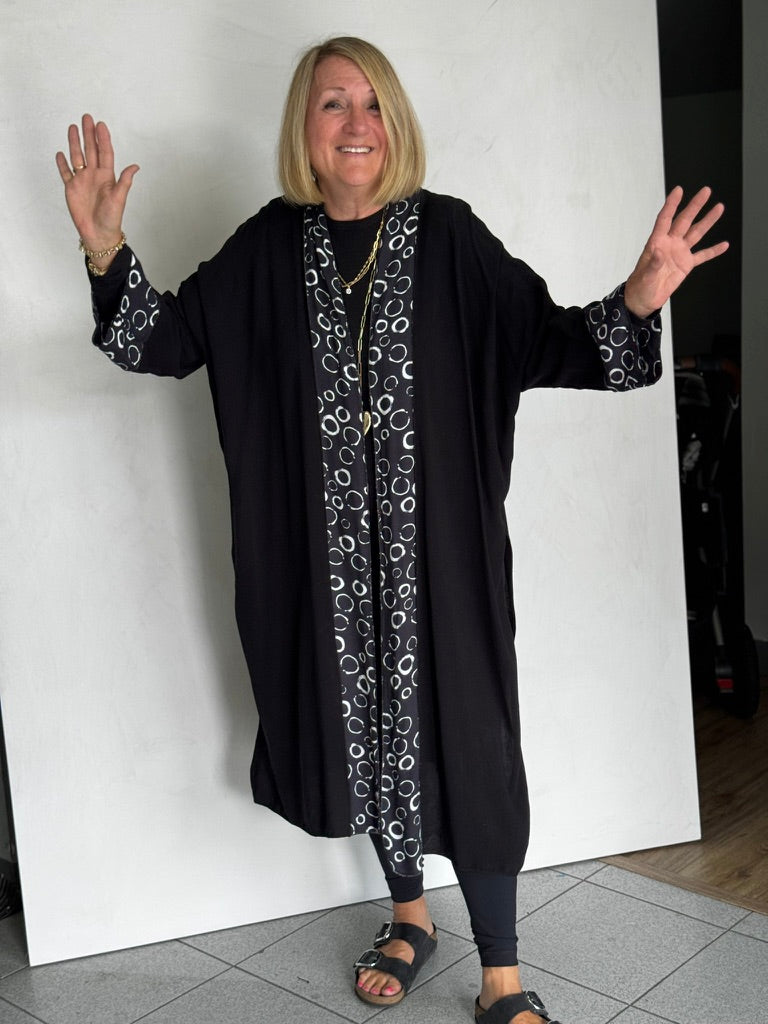 Long Linen/Viscose Jacket - JAVL956