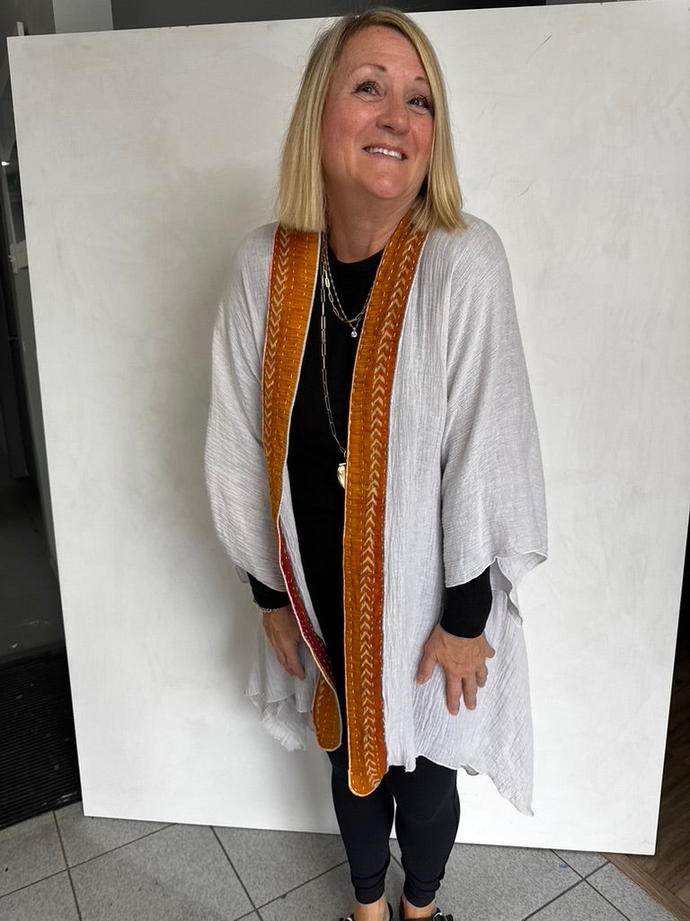 LINEN WITH VINTAGE COTTON JACKET - JALC116