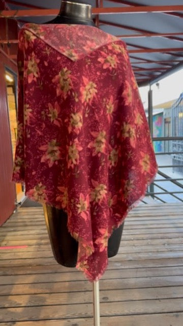 Wool Poncho - DEAD STOCK - one only - One Size - POW650
