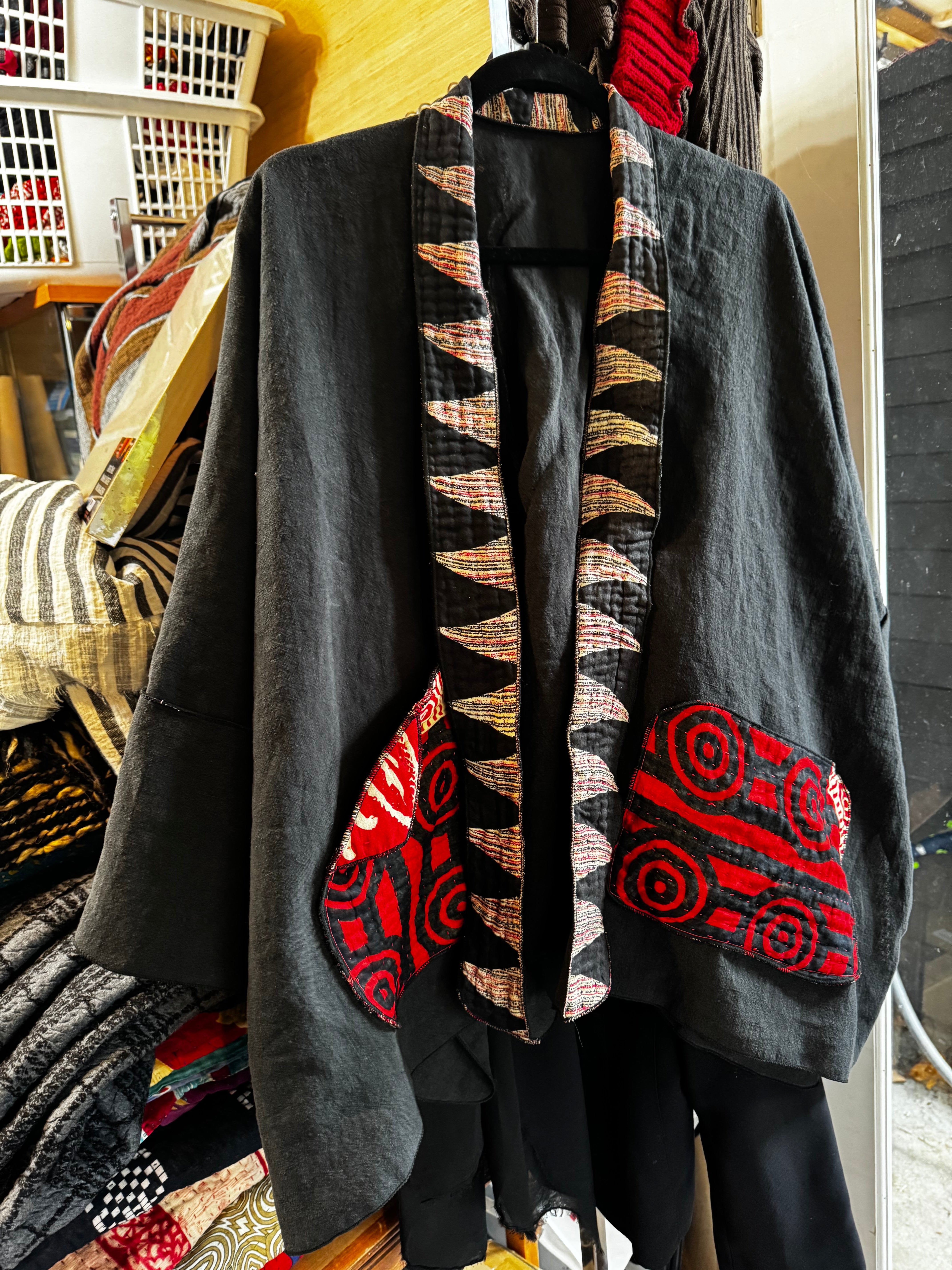 Linen Jacket with Vintage Cotton- JALVC7854