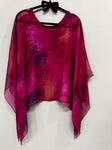sold out EXCLUSIVE SALE - $100 OFF if you buy 2 or more until Wednesday, Oct 29 - silk poncho  silk pondho - po41