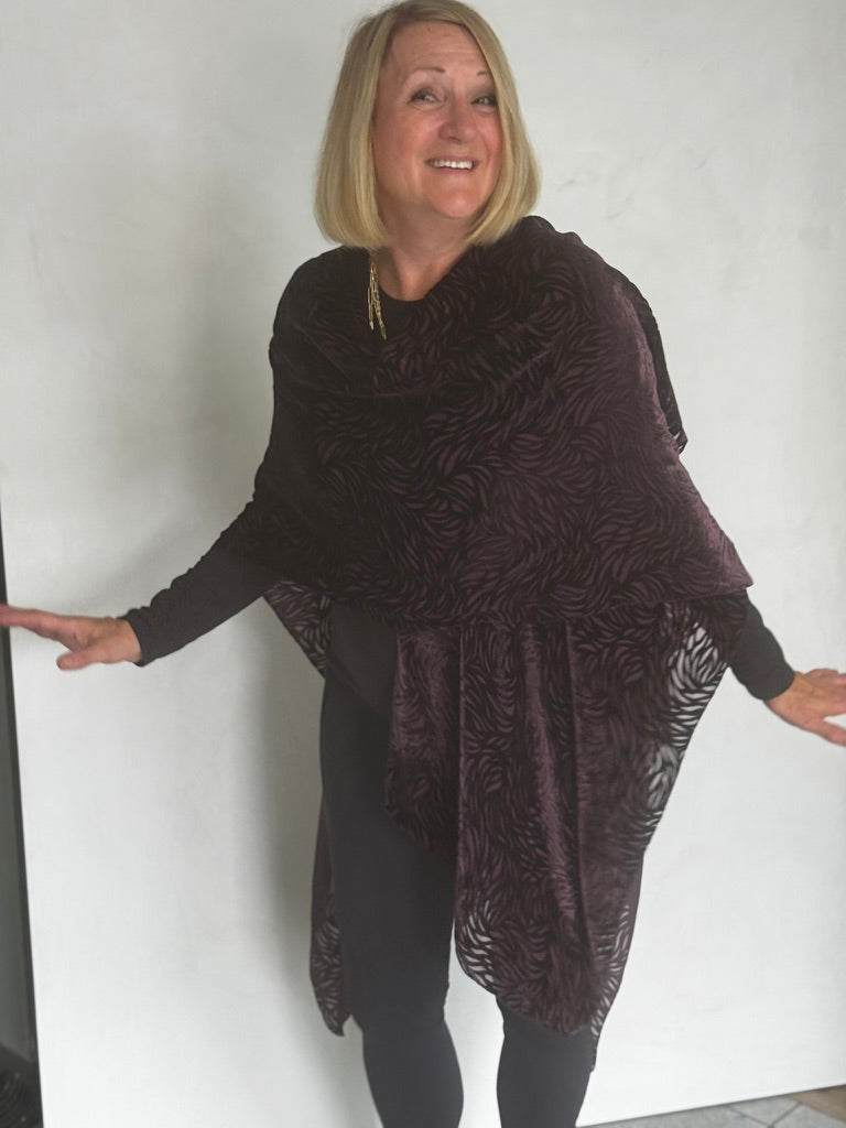 SILK BURNOUT RUANA - RUS0003