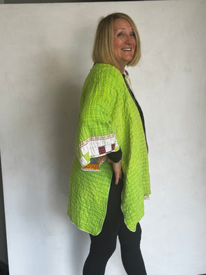 Vintage Cotton Kantha Reversible - JAVC912
