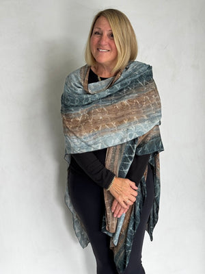 LINEN RUANA - RUL11125
