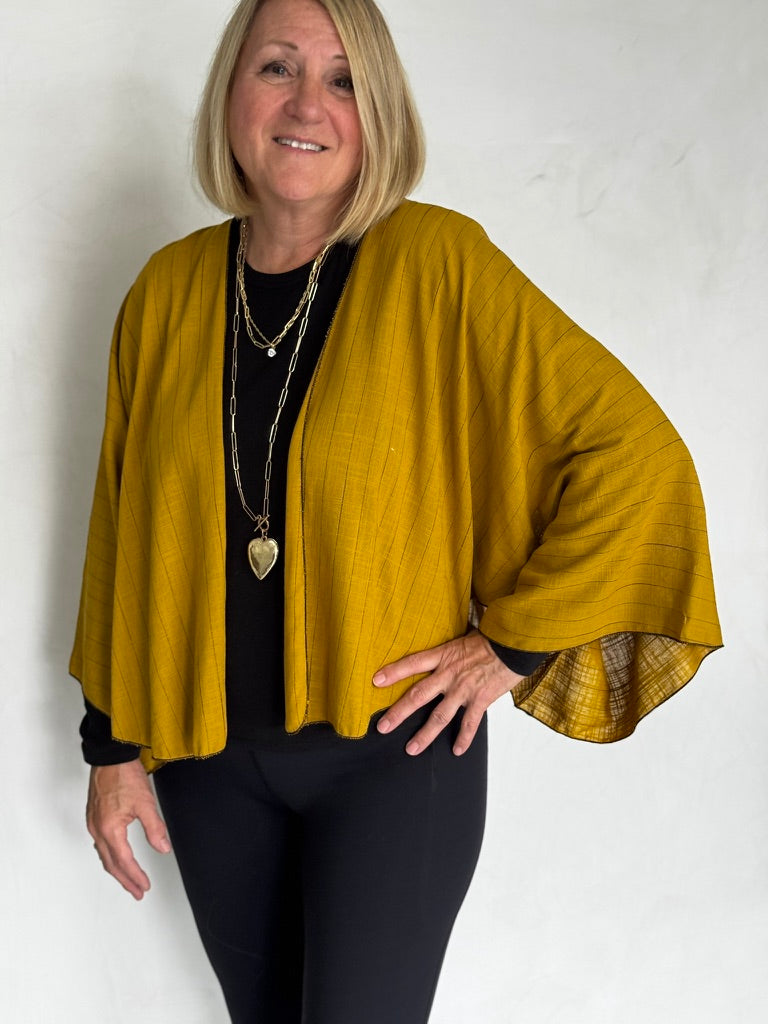 LINEN RUANA - JAL0111