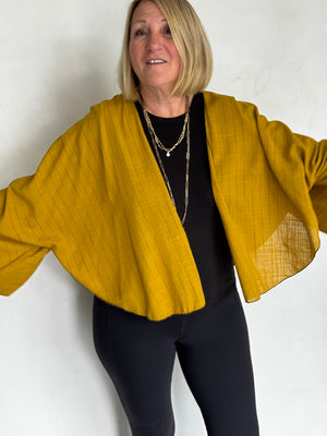 LINEN RUANA - JAL0111