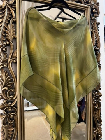 Silk Trinangle Poncho - PO602