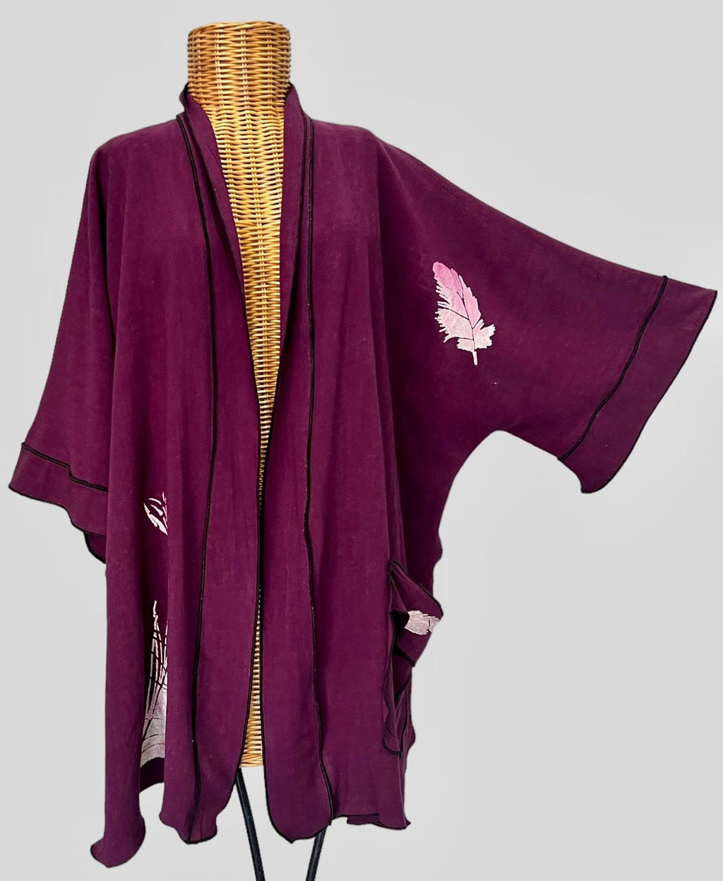 LINEN/VISCOSE JACKET HAND PAINTED - SAMPLE PRICED - JALV497