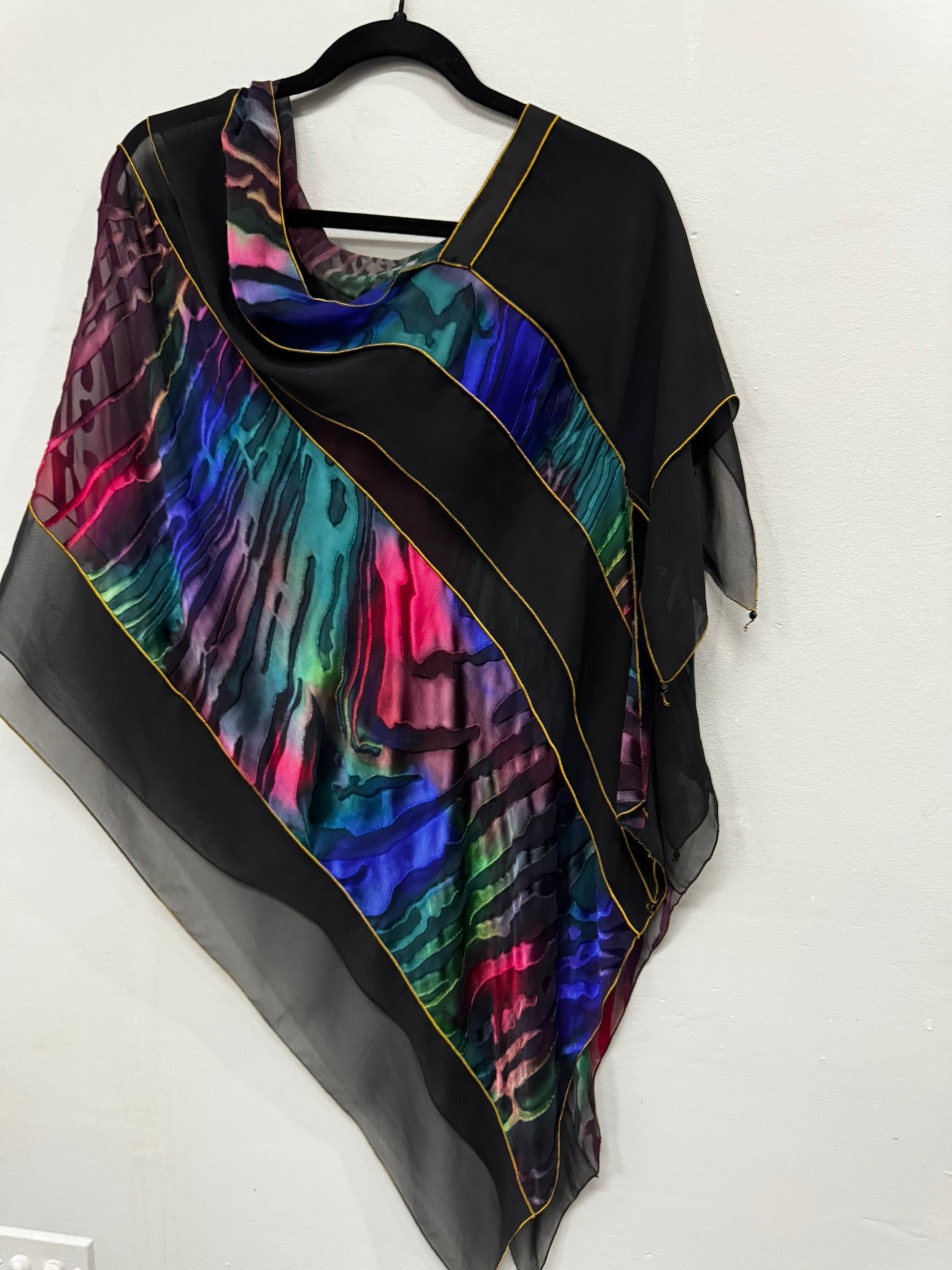 EXCLUSIVE SALE - $100 OFF if you buy 2 or more until Wednesday, Oct 29 - silk poncho  wrs557