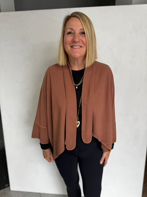 LINEN/VISCOSE JACKET - JAL963