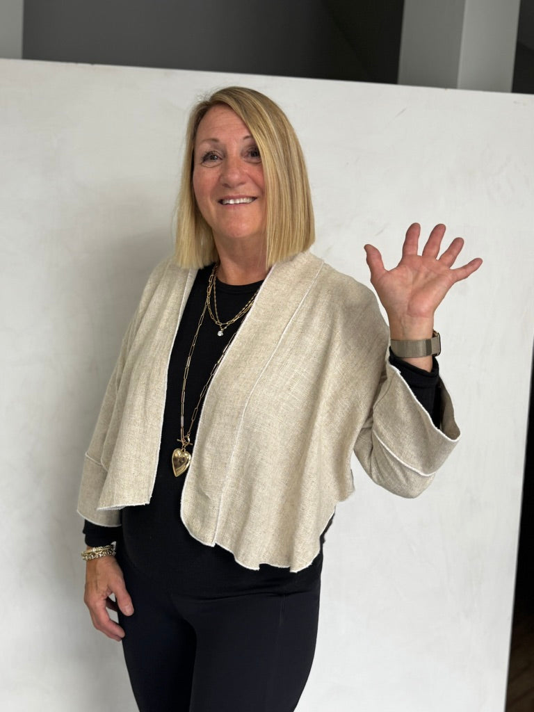 LINEN JACKET - JAVL883