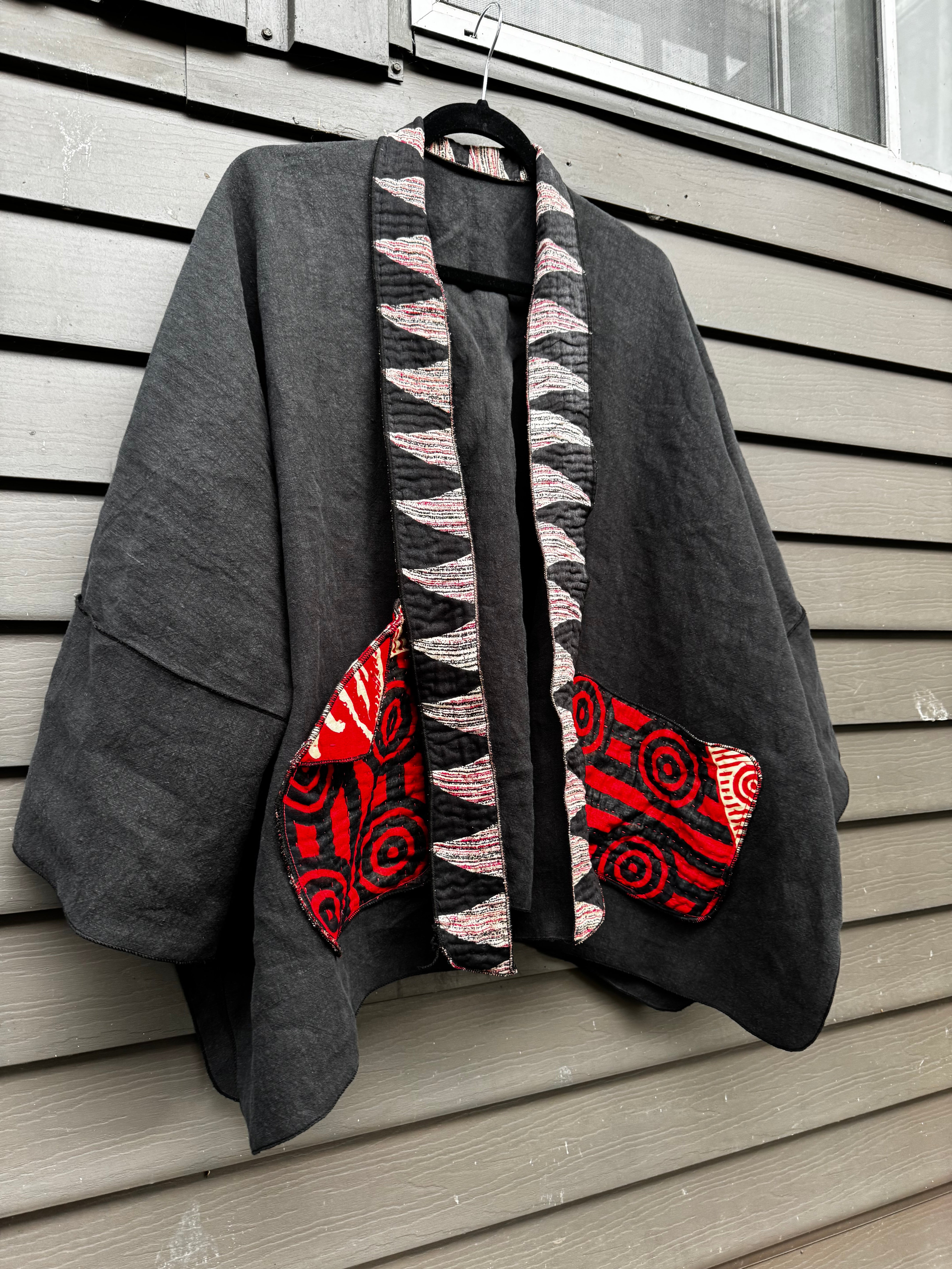 Linen Jacket with Vintage Cotton- JALVC7854