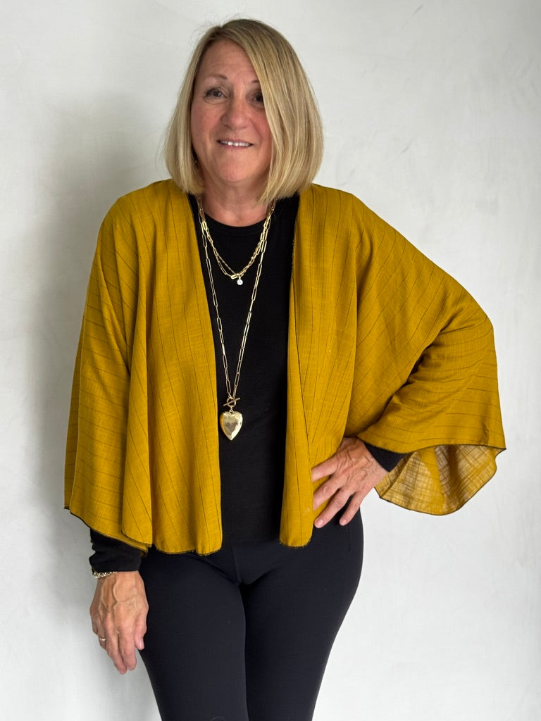 LINEN RUANA - JAL0111