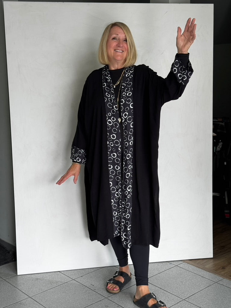 Long Linen/Viscose Jacket - JAVL956
