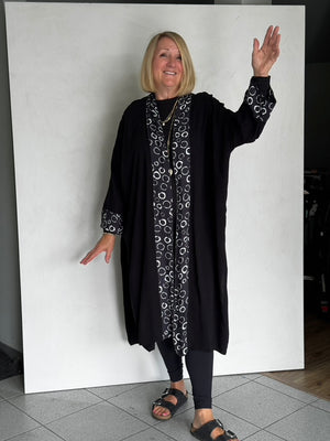 Long Linen/Viscose Jacket - JAVL956