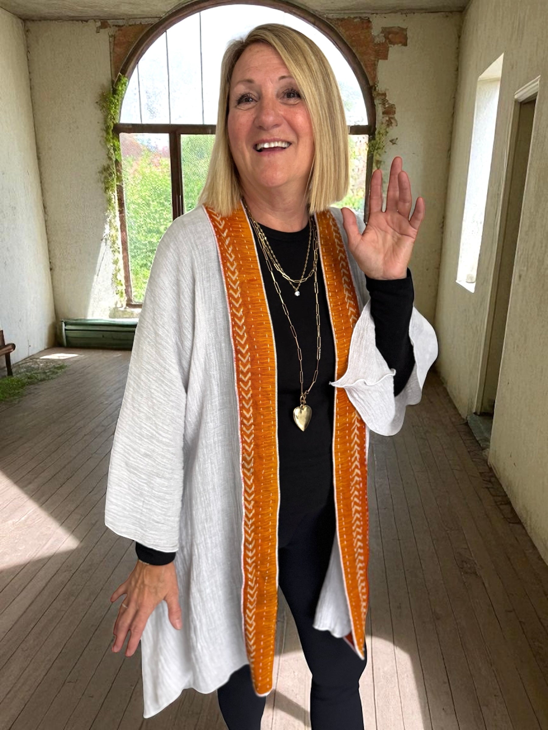 LINEN WITH VINTAGE COTTON JACKET - JALC116