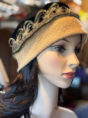 M/L BOILED WOOL HAT - HAW44