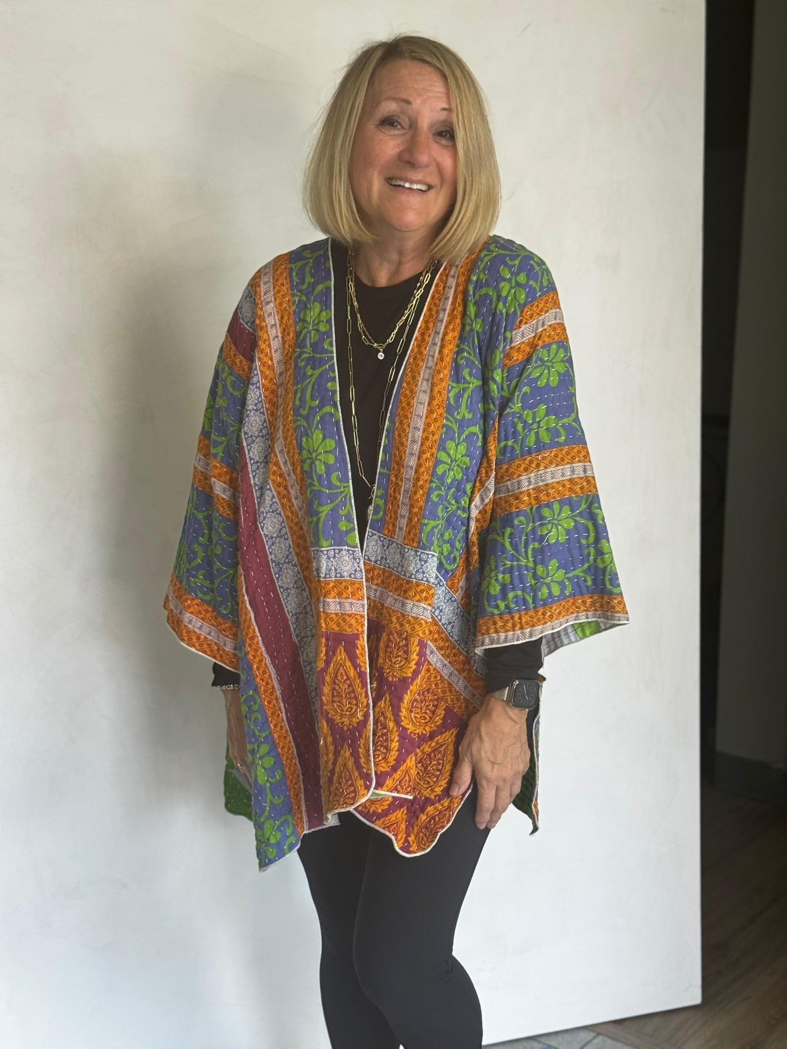 Vintage Cotton Kantha Reversible - JAVC912