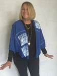 LINEN/VISCOSE HAND PAINTED JACKET - JALV2399