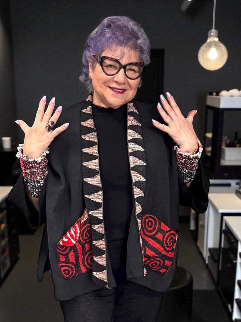 Linen Jacket with Vintage Cotton- JALVC7854