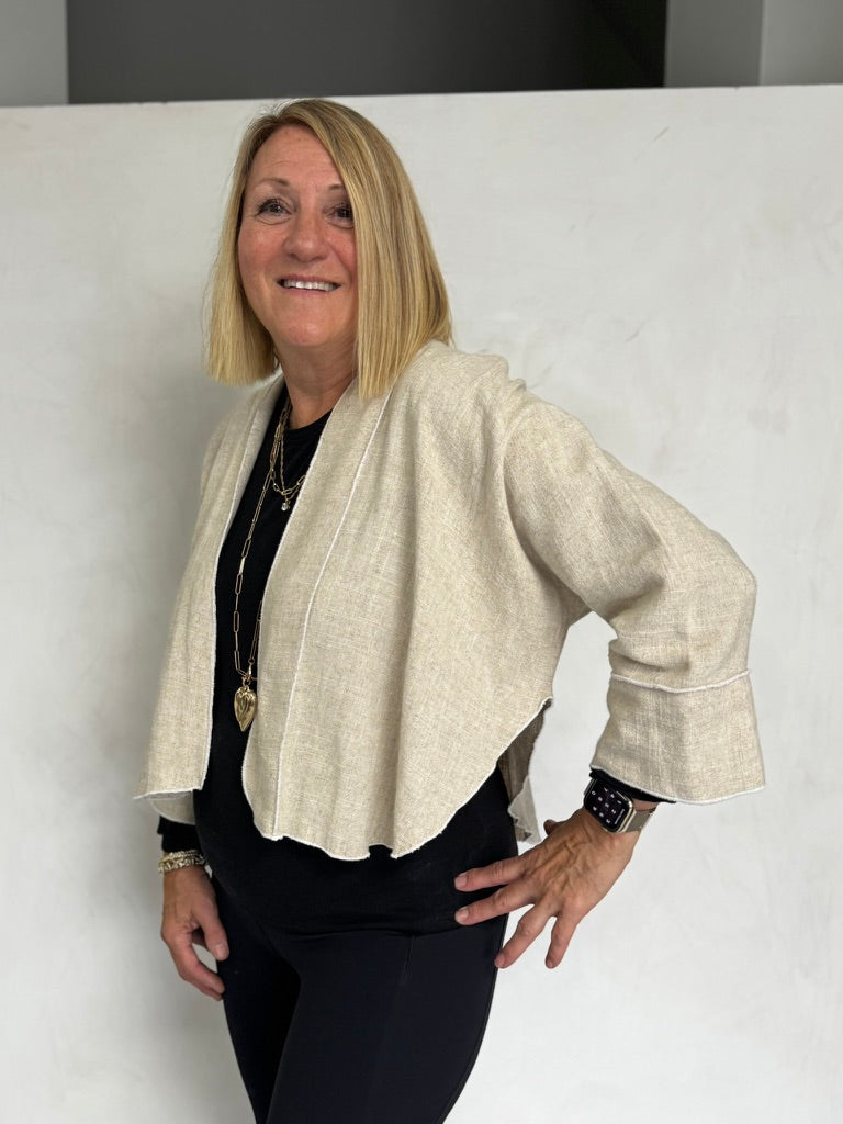 LINEN JACKET - JAVL883