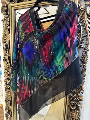 Silk Poncho - SHS005