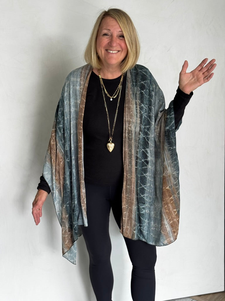 LINEN RUANA - RUL11125