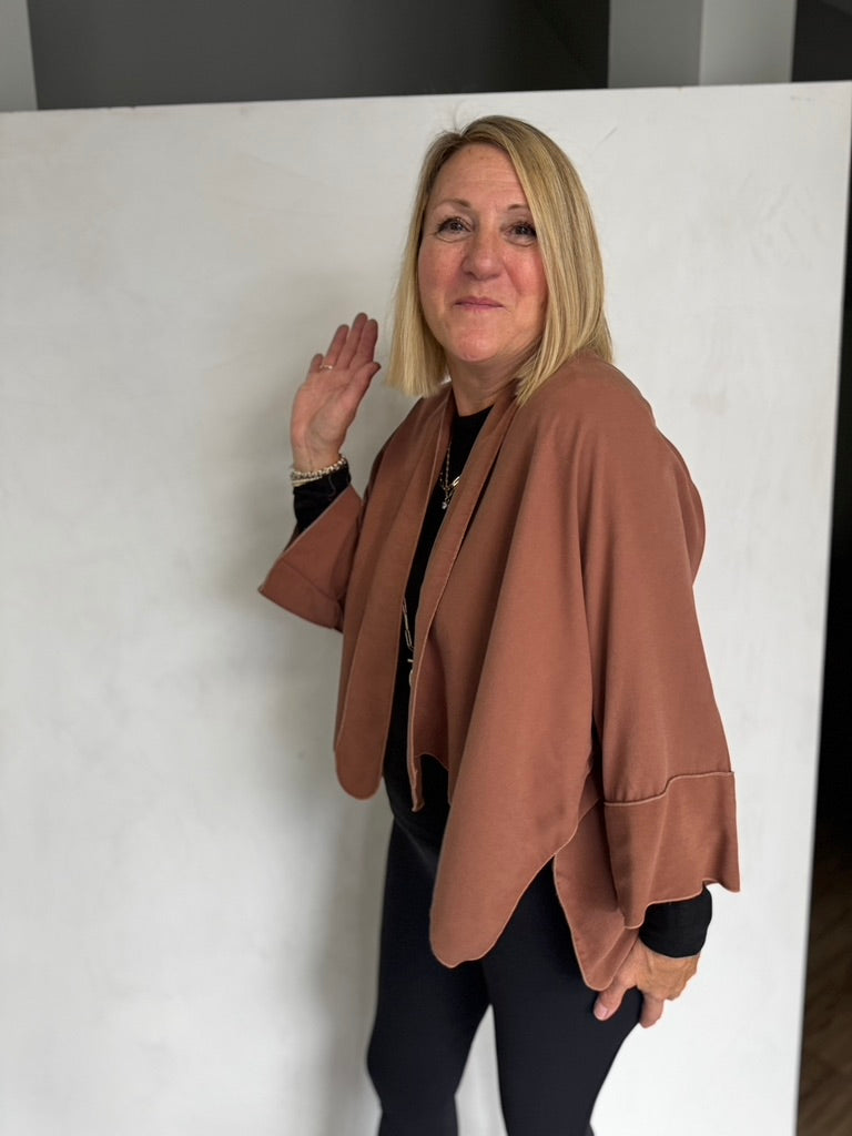 LINEN/VISCOSE JACKET - JAL963