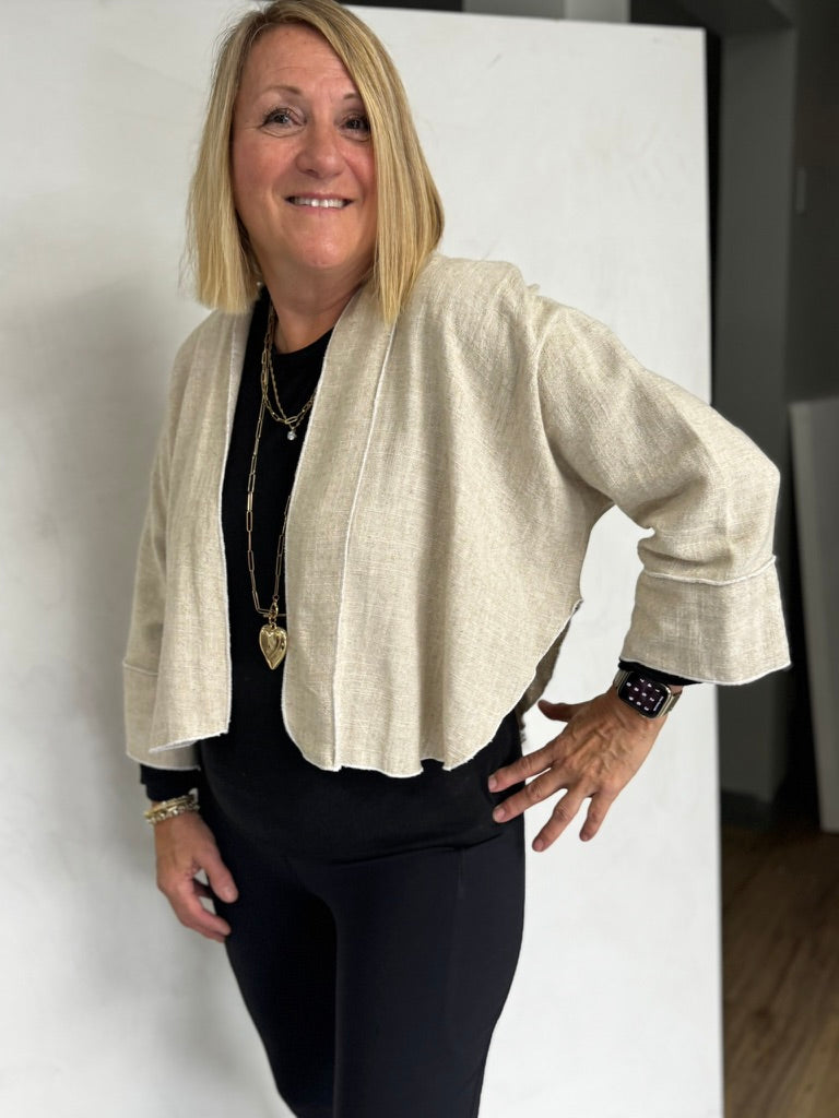 LINEN JACKET - JAVL883